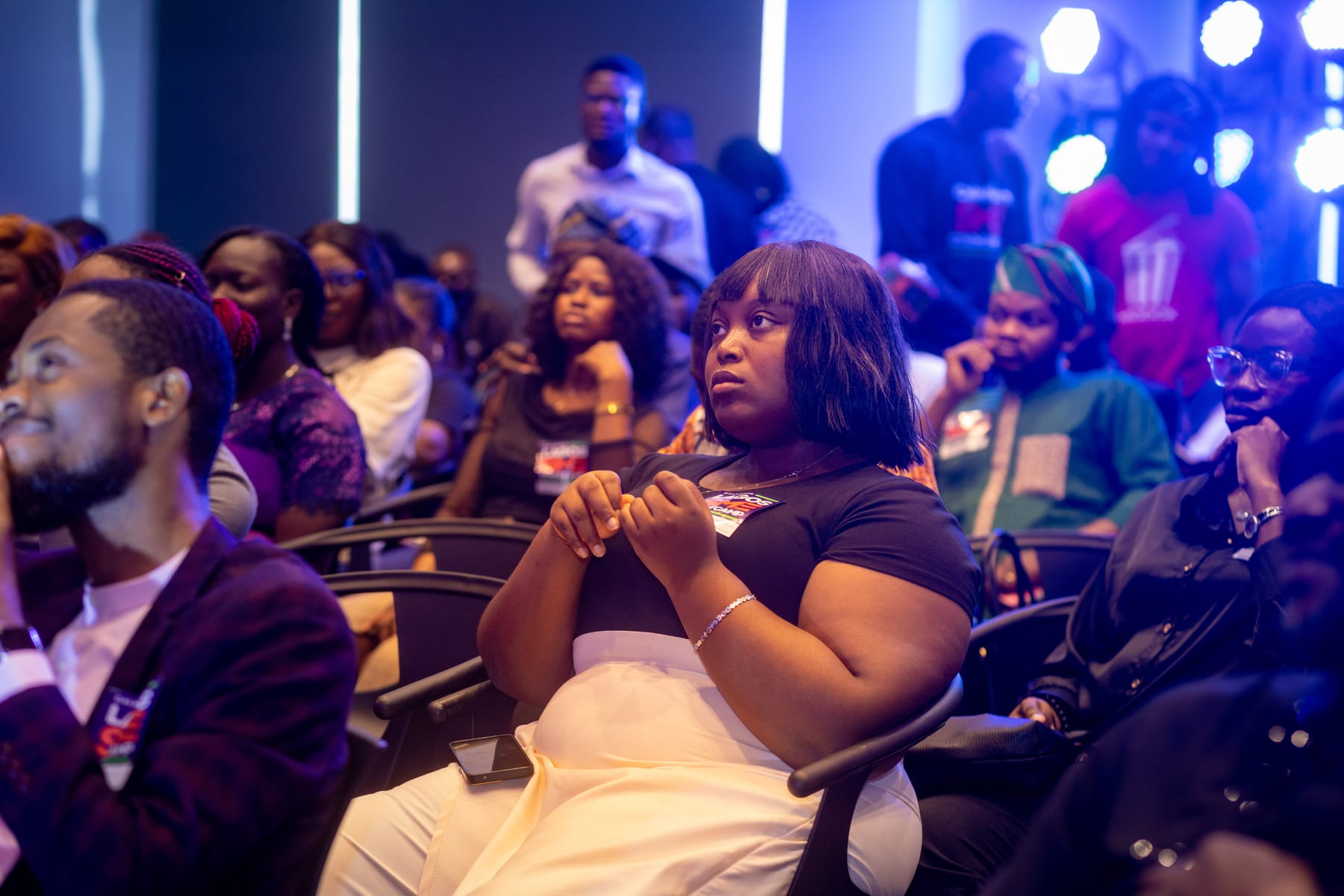 Caladium SME event participants listening during a session